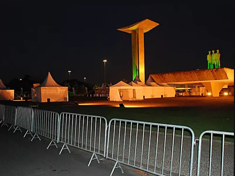 Locação de gradis para eventos